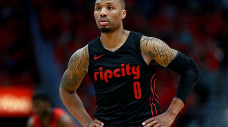 Lillard damian blazers lakers oregonlive